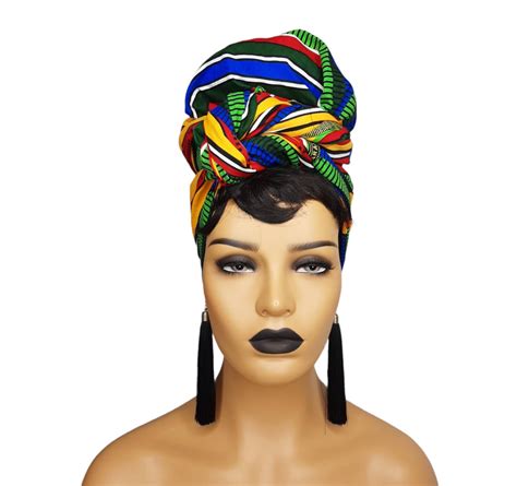 Ankara Scarf Ankara Headwrap Headdress Headpiece African Head Dress