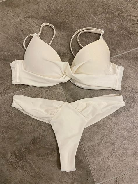 Vit bikini stl xs Köp på Tradera 656011613