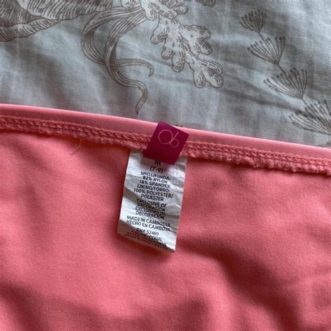 Pink OP Bikini Bottom Gently Worn Size Medium Depop