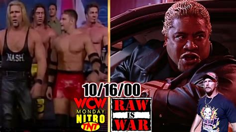 WWF RAW Vs WCW Nitro October 16 2000 Full Breakdown Vince McMahon