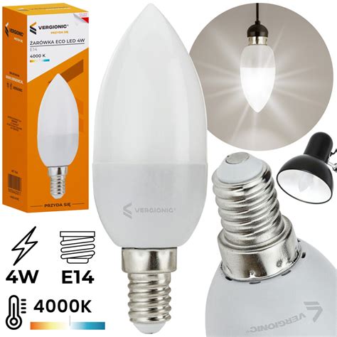 Żarówka Eco Led 4w E14 4000k Vergionic Vergionic