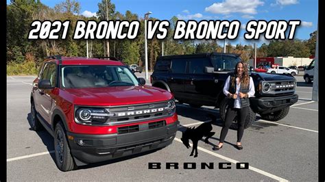 2021 Ford Bronco Vs Bronco Sport Comparison Between Ford’s Hottest New Suvs Walkaround