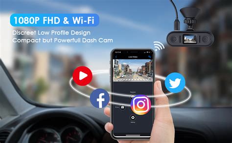 Amazon Dash Cam Built In WiFi Car Dashboard Camera Recorder With