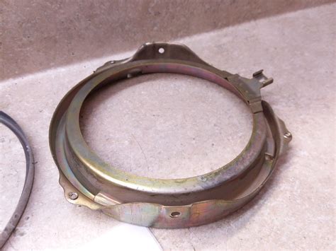 Yamaha 1100 Maxim XJ XJ1100 INNER Headlight Mount Ring Rim Pair 1982