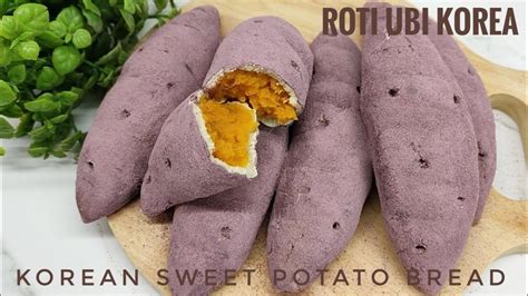 Korean Sweet Potato Bread Roti Ubi Korea Viral Youtube