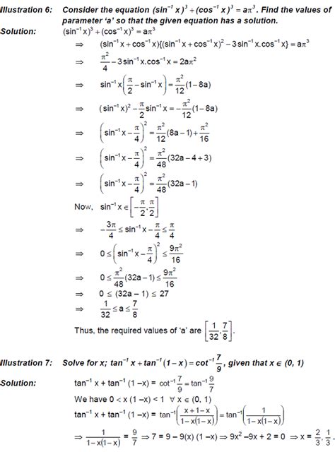 CBSE Class 12 Maths Notes ITF Important Formulas AglaSem Schools