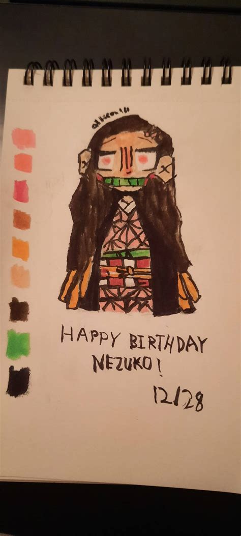 Happy Birthday Nezuko By Allison980 On Deviantart