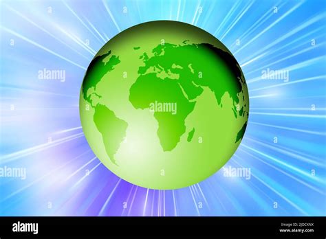 Green planet earth Stock Photo - Alamy