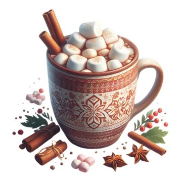 Hot Chocolate With Marshmallows Chocolate Hot Marshmallows PNG Transparent Image And Clipart