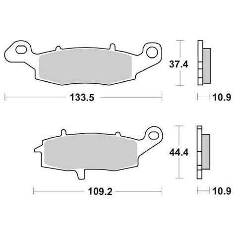 Beläge Bremse SBS 886 HF Kawasaki VN Vulcan Classic Vn900b 900 2006