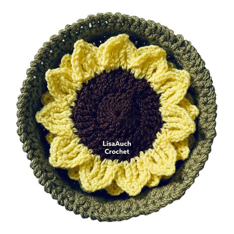 Sunflower Coaster Crochet Free Pattern At Adam Allen Blog