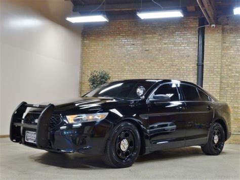 Ford Taurus Police Interceptor Awd Black K Miles Fahp M Dg