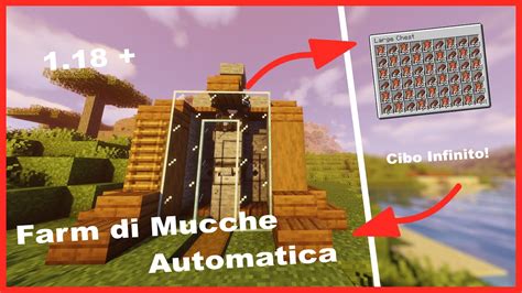 Come Costruire Una Farm Di Mucche Automatica Minecraft Tutorial