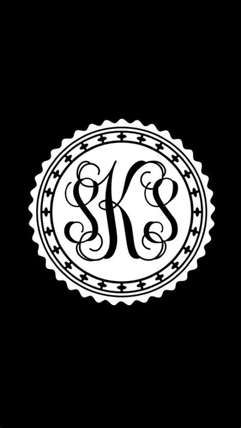 Monogram Initials Cute Vinyl Decal Car Window Decal By Stiksalot