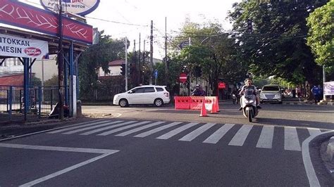 Rekayasa Lalu Lintas Di Perempatan Jalan Sumur Bor Membuat 4 Titik Di