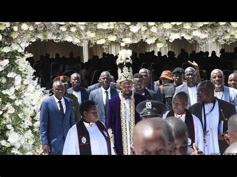 The Grand Entrance Of Kyabazinga On His Wedding At Bugembe Cathedral