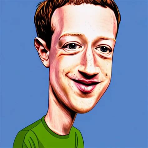 Caricature Of Mark Zuckerberg Stable Diffusion Openart