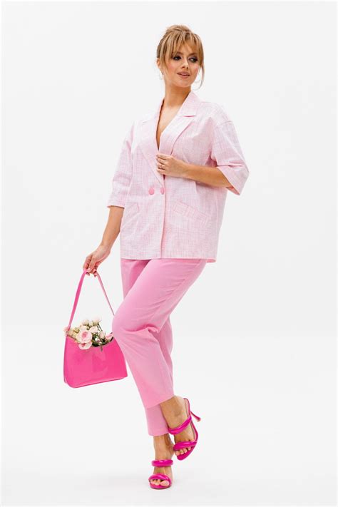 Mubliz 163 розовый | Женский костюм Mubliz купить за 7457₽