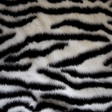 Zebra Faux Fur Fabric