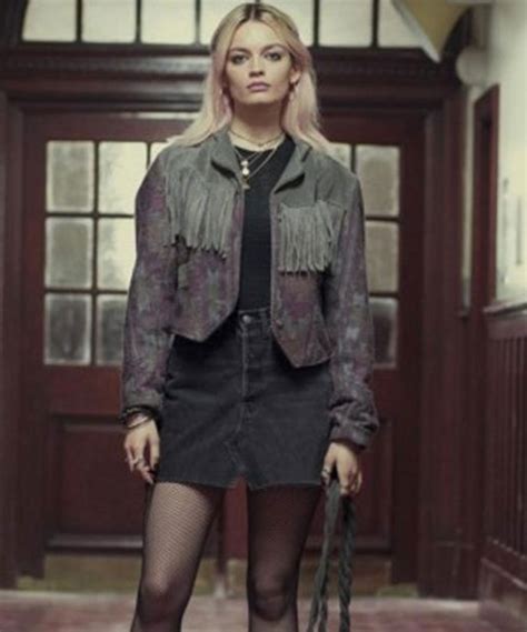 Emma Mackey Sex Education Maeve Wiley Fringe Blazer Jacket