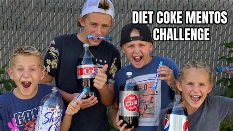 Diet Coke And Mentos Challenge Which Soda Pop Explodes The Best