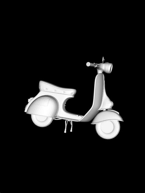 Archivo Stl Vespa Piaggioobjeto De Impresi N D Para Descargarcults