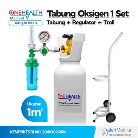 Jual Tabung Oksigen 1m3 Lengkap Tabung Oxygen 1 Set Lengkap Jakarta