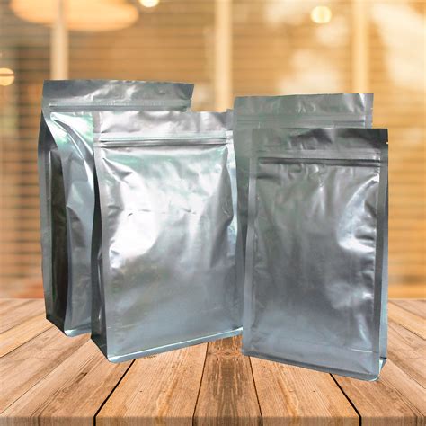 Bolsas Doypack Trilaminadas Con Lámina De Aluminio Con Base Plana 100