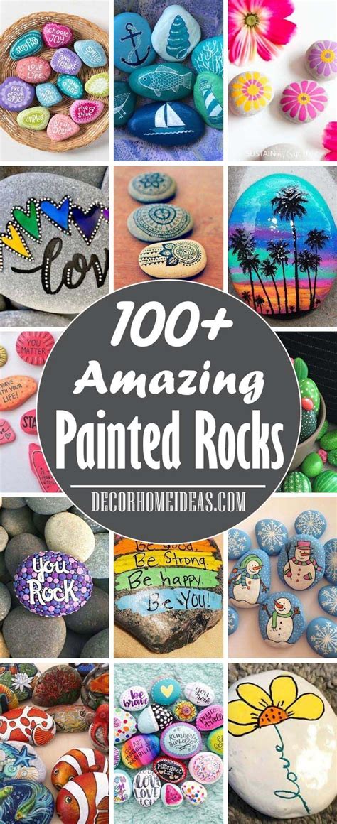 Best Painted Rocks Photos Decor Home Ideas Painted