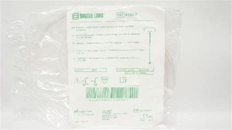 Salter Labs 4100 7 Pediatric Etco2 Nasal Sampling Cannula