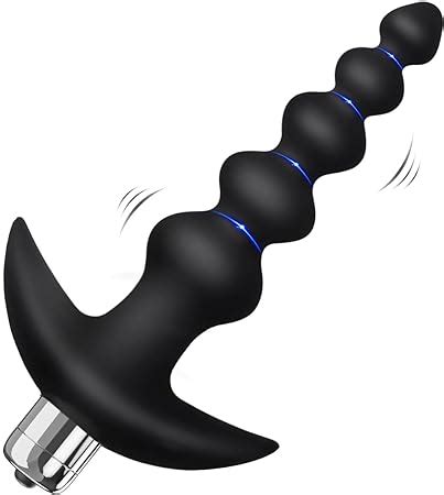 Amazon Vibrating Anal Beads Butt Plug YOSPOSS Flexible Silicone 16 Vibration Modes