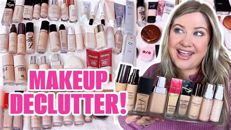 Decluttering My Entire Makeup Collection Youtube