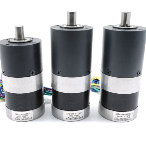 China Nema 23 Bldc Gearbox Motor 4 Pole 24v Factory Price Ratio 131 Factory And Manufacturers