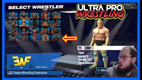 Ultra Pro Wrestling S Create A Wrestler Sneak Peak Youtube