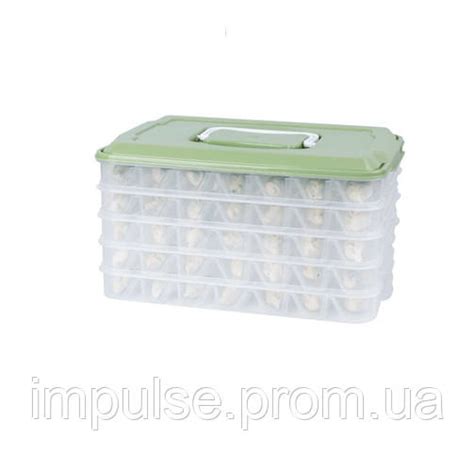 Контейнер для заморозки вареников и пельменей 14819 21х25х31.5 см ...