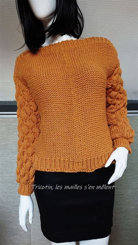 Mon Bubble Pull Tricotin Les Mailles S En M Lent Modele Tricot