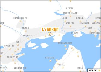 Lysaker (Norway) map - nona.net