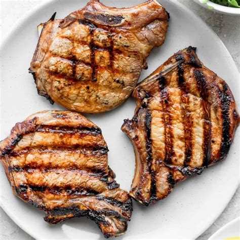 Juicy Grilled Pork Chops The Health King