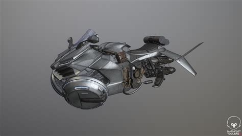 Hoverbike Concept — polycount