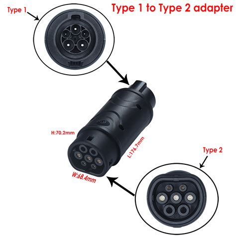 Wholesale Evse Type To Type Ev Adapter For Electric Vehicle Car Ev