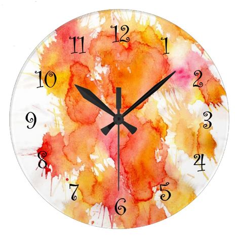 Colorful Kitchen Wall Clocks | Zazzle