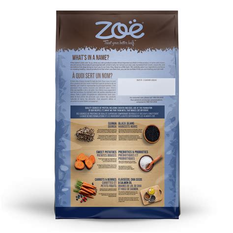 Zoë Chicken Quinoa And Black Bean Dog Food 11 Lb