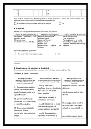 Plan Educa Ional Individualizat Pdf