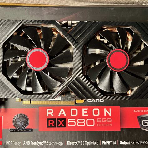 XFX Radeon RX 580 8GB DDR5 - Black on Jawa
