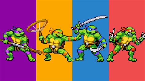 TMNT Shredder S Revenge Has Impressive Pixel Art YouTube