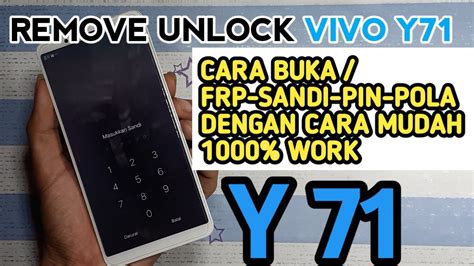 Cara Buka Pola Vivo Y71 Pin Sandi Termudah 100 Work YouTube