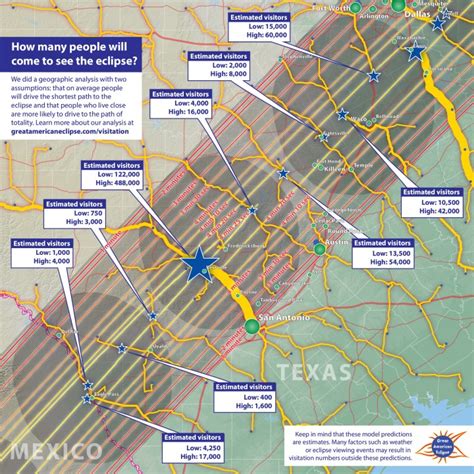 Texas Eclipse Map Dallas Madelena