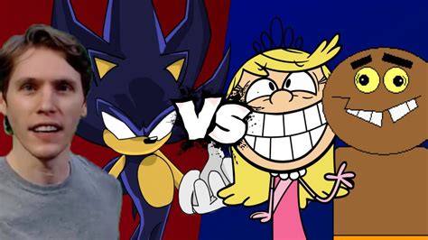 Mugen Battle Jerma Dark Sonic Vs Lola Loud Coconut Fred Youtube