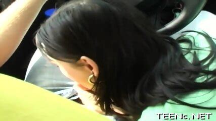 Aroused Brunette Michelle J Blows Then Fucks