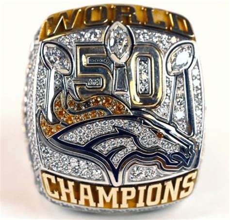 Photos: The Broncos' Super Bowl rings are in - Footballscoop